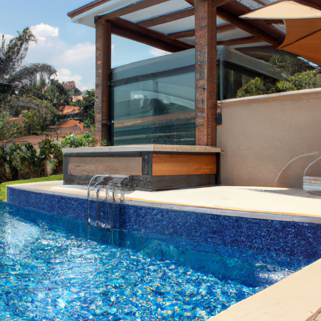 Casa moderna com piscina infinita em São Paulo